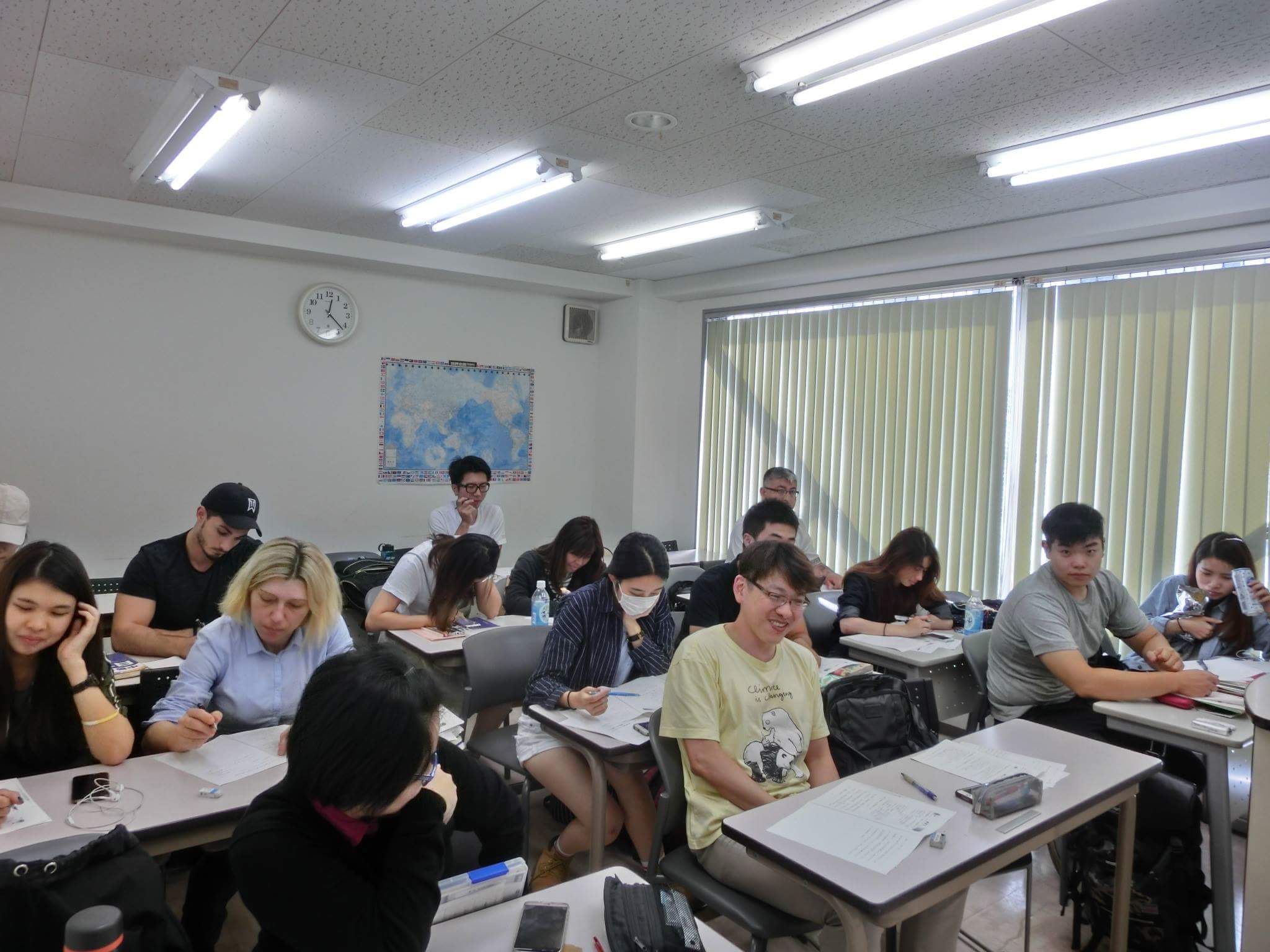 札幌國際日本語學院內-上課實況1